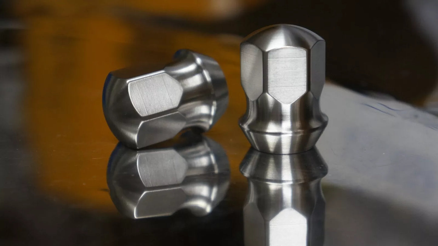 ZAKGEAR 20x Titanium Lug Wheel Nut 14x1.5 HEX19 60deg Acorn Closed End