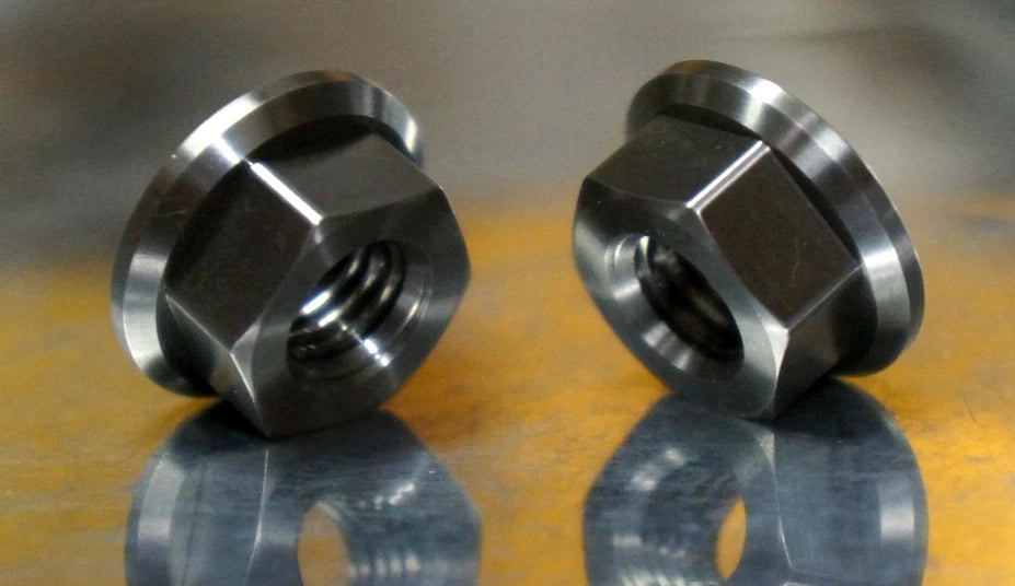 6 pcs M8x1.25 Titanium Strut Shock Tower Dress Up Replacement Nut Kit