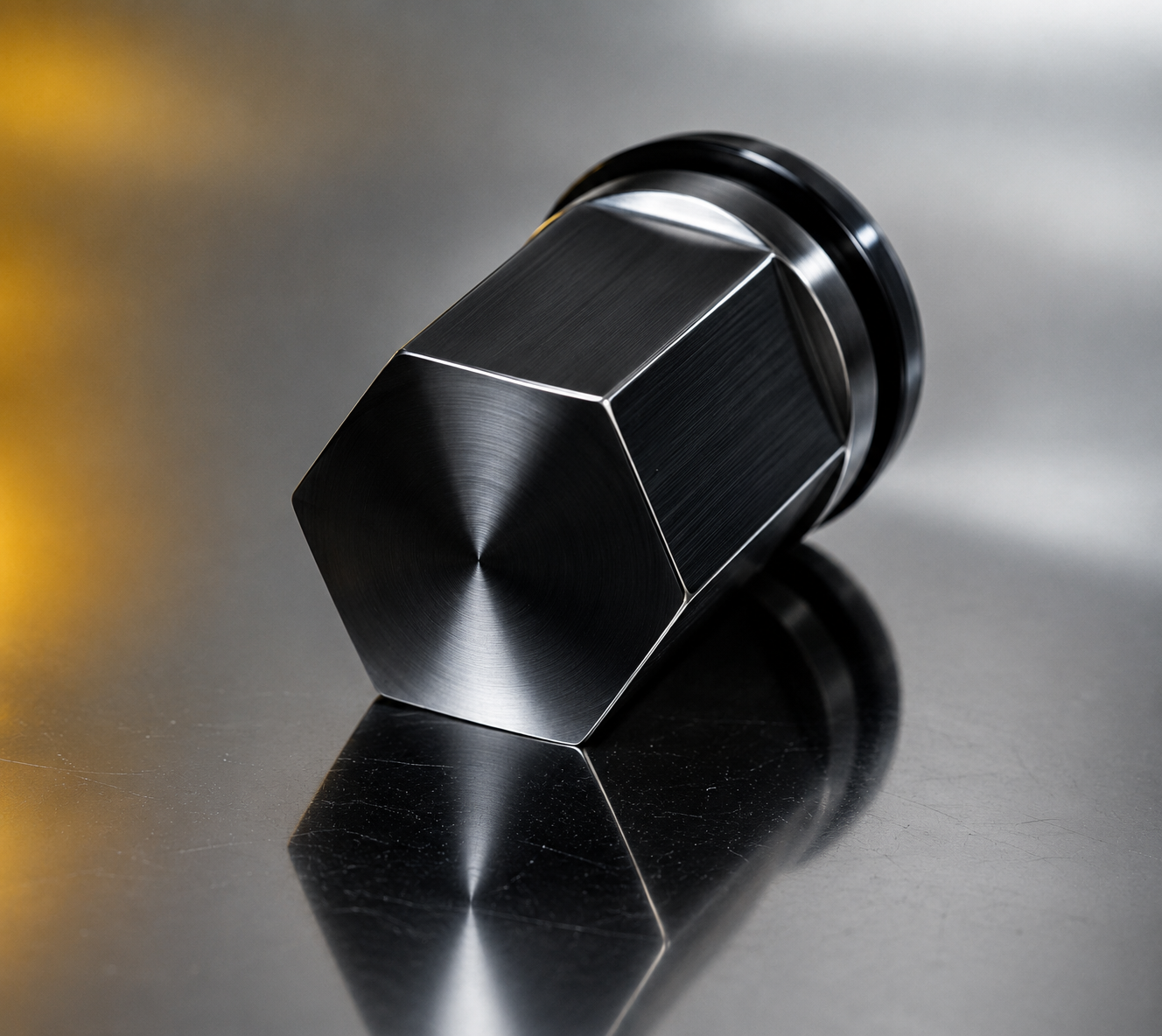 20 pcs Titanium Black Mirror Lug Nut 12x1.5 Rotating Floating Seat 60deg19