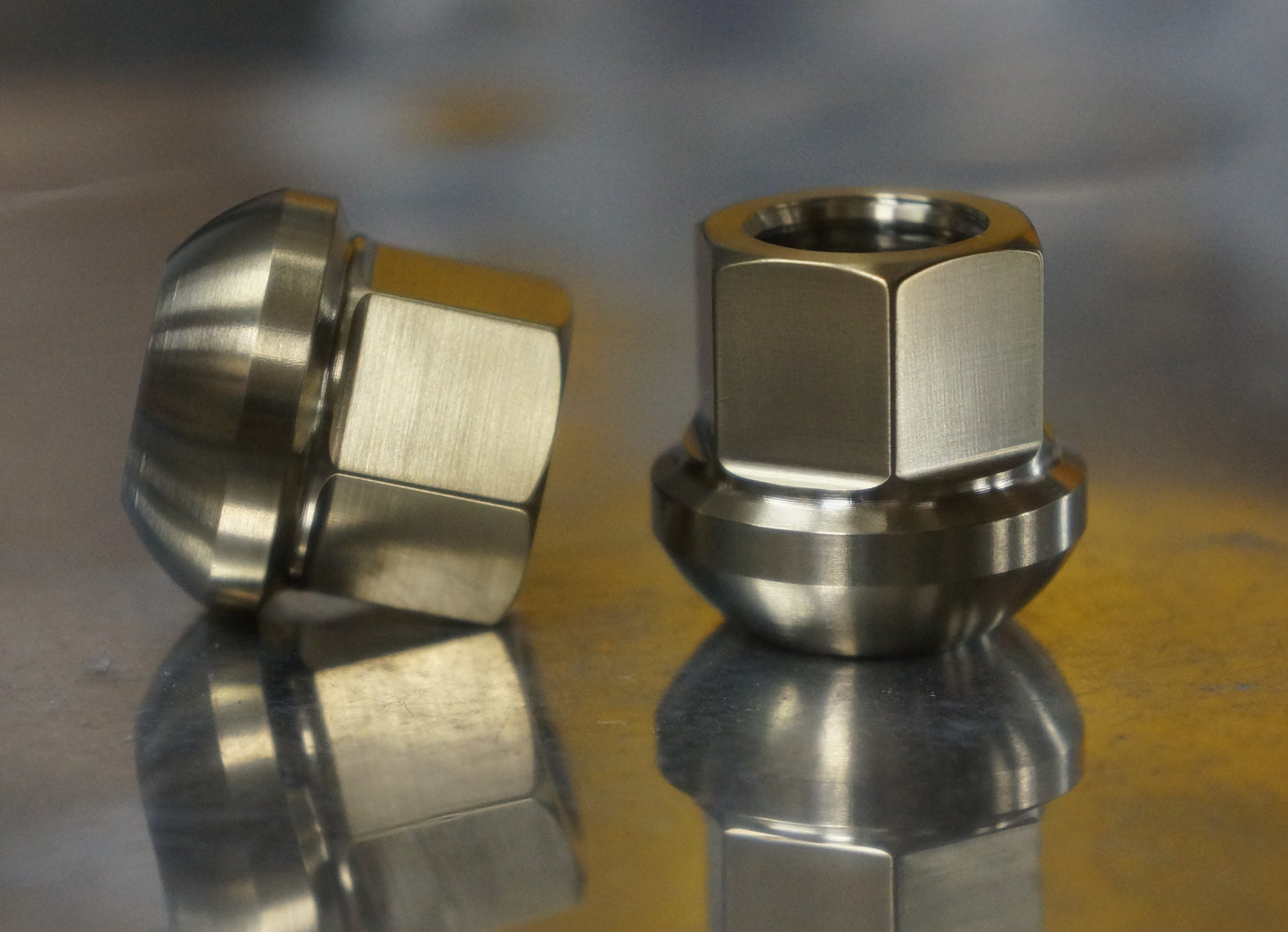 ZAKGEAR 20x Gold Titanium Lug Nuts 14x1.5 R14 Open End Porsche
