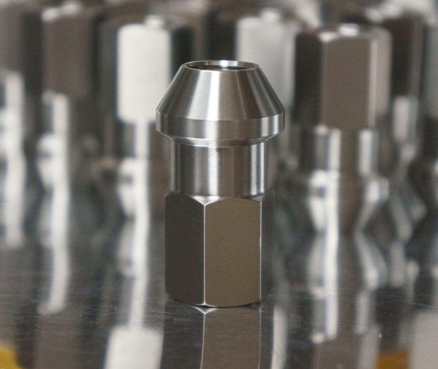 Titanium Lug Nut set M12x1.5 17mm 60 Deg Acorn Open End 20pcs