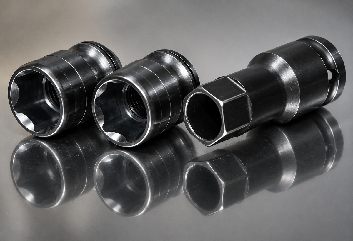 21 pcs M14x1.5 Titanium Floating Seat Lug Nut Lock Set – Black Mirror Finish
