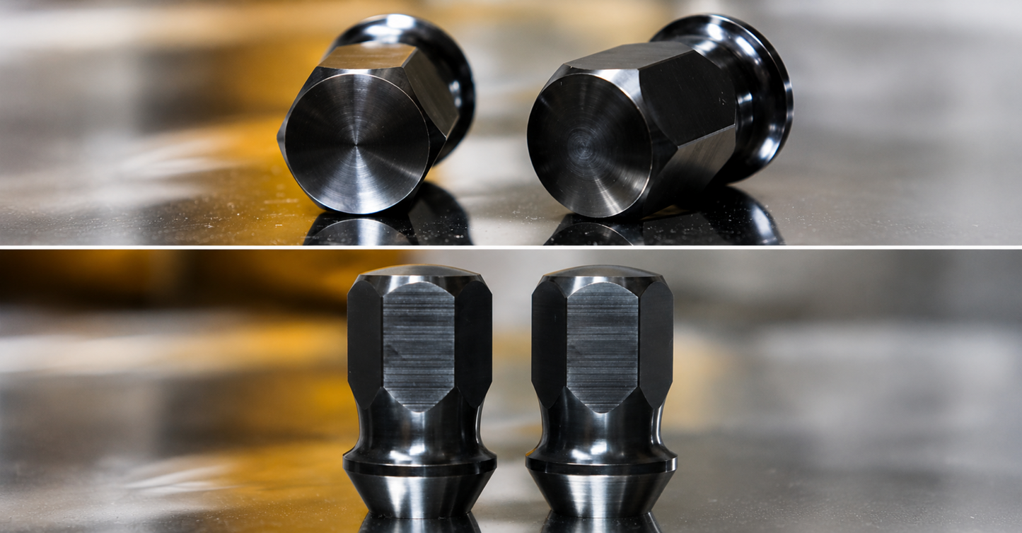 Black Mirror Titanium Lug Wheel Nut 14x1.5