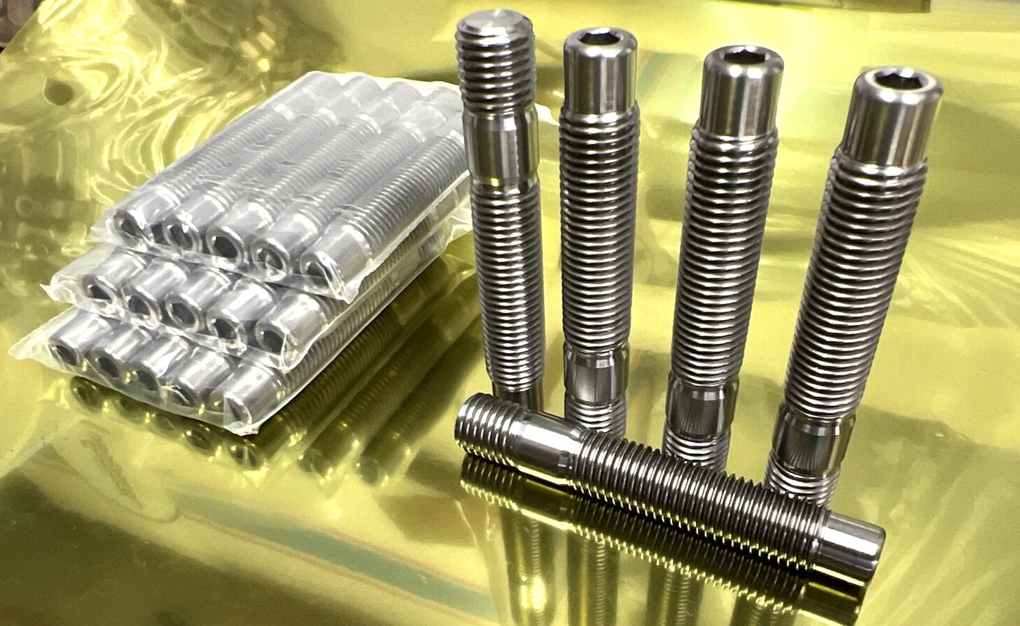 Titanium 75mm M12x1.5 Wheel Lug Stud Conversion Kit BMW 20pcs