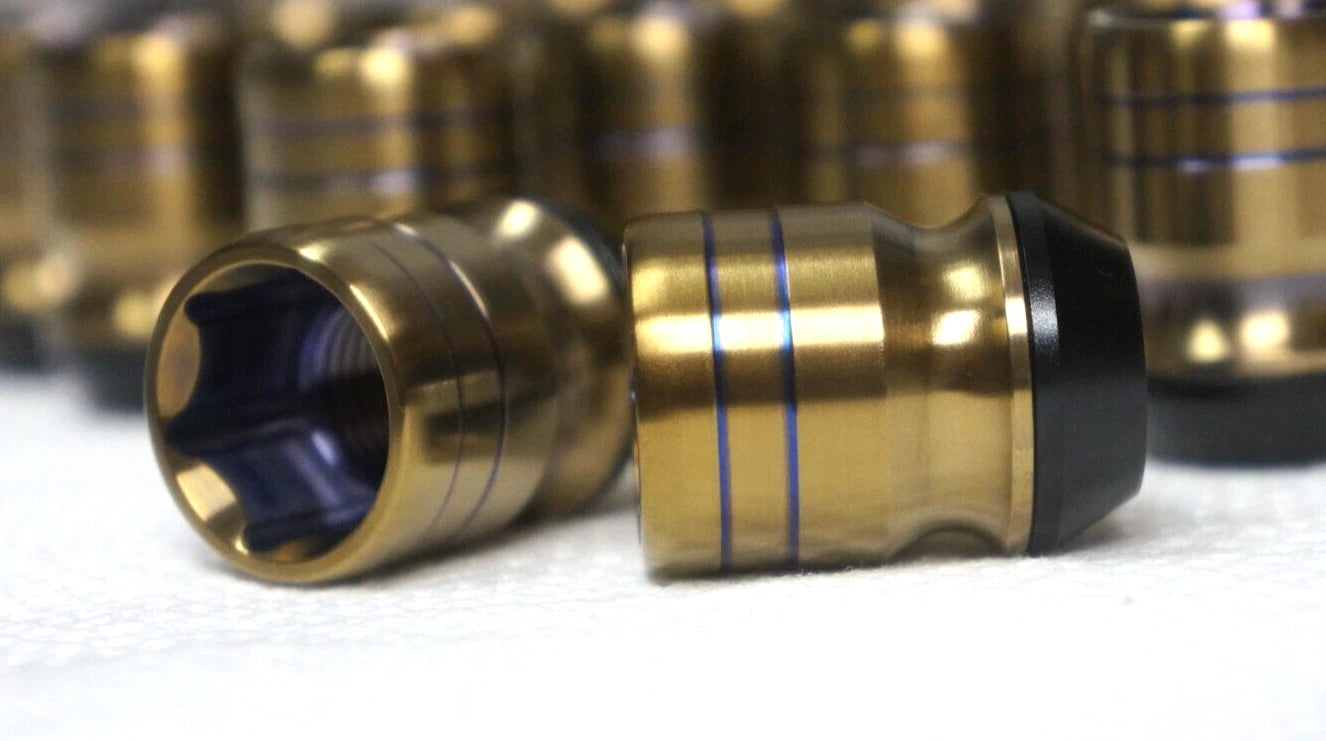 20pcs set 14x1.5 14x1.5 Titanium Lug Wheel Nut Locking Stud Conversion Kit