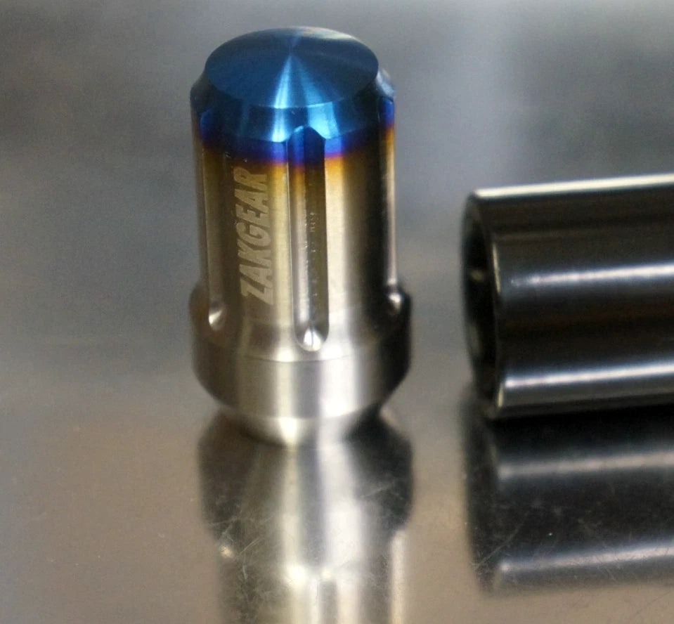 21 pcs Signature Tuner Closed Titanium Lug Wheel Nut 12x1.5 6 spline