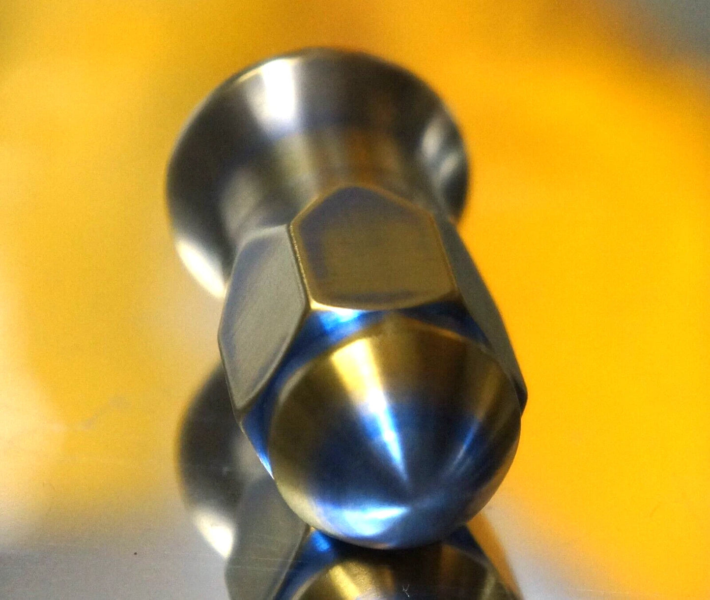 20 pcs Titanium Lug Wheel Nut 12x1.25 17mm Closed End Oro Azul Set