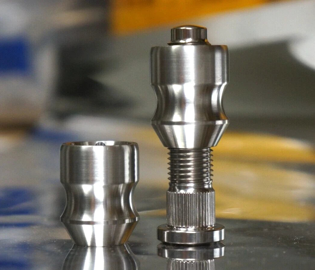 4pack set 14x1.5 Allen 17mm Titanium Lug Wheel Nut Locking Open End