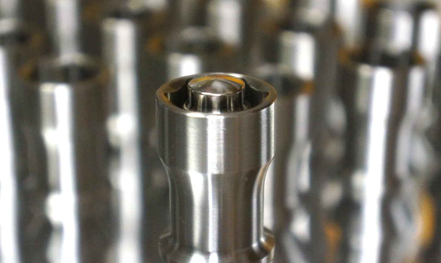 20x set 14x1.5 Titanium Lug Wheel Nut Locking Open End