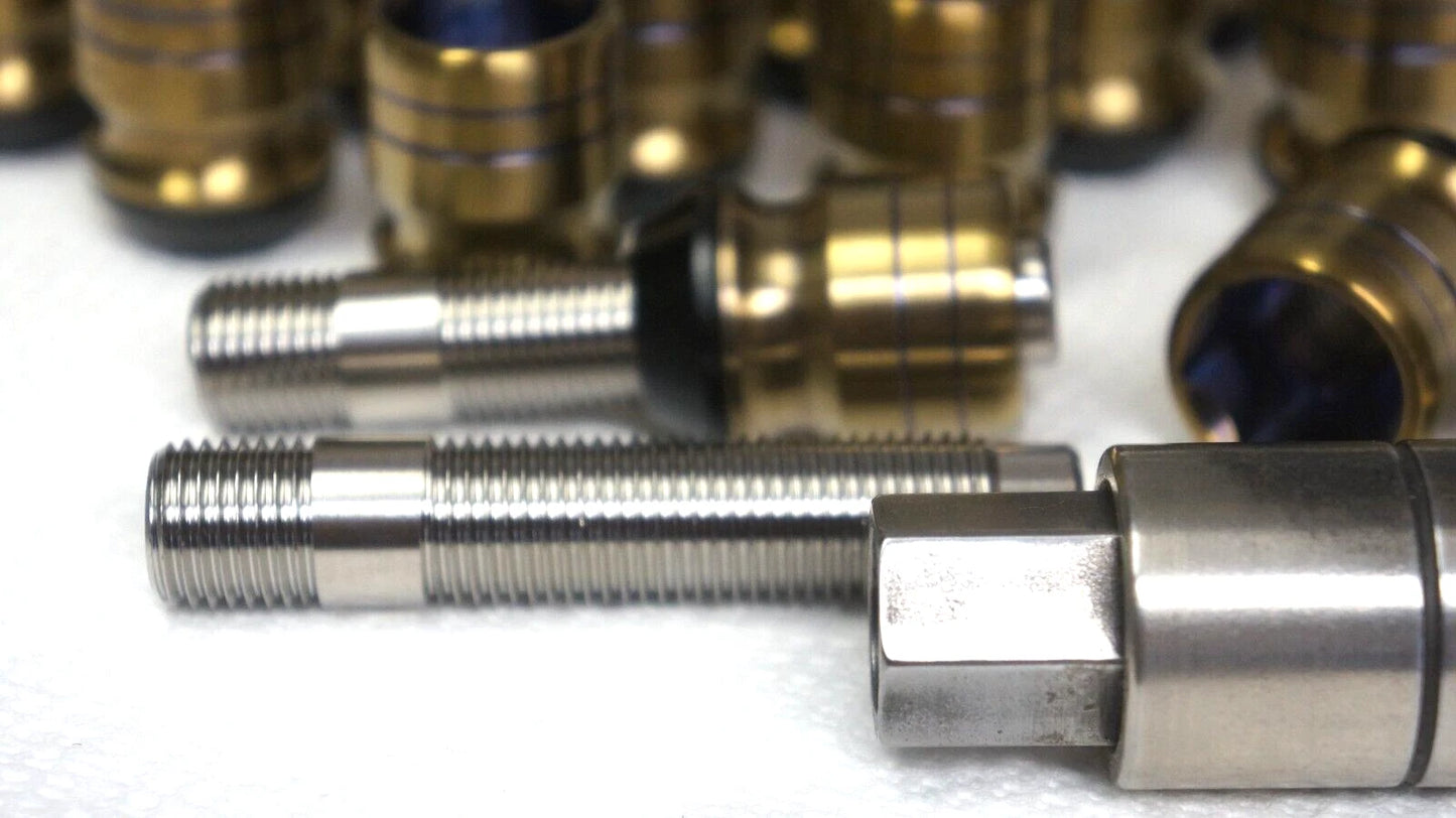 20pcs set 14x1.5 14x1.5 Titanium Lug Wheel Nut Locking Stud Conversion Kit