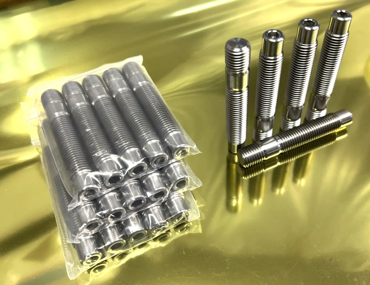 Titanium 75mm M12x1.5 Wheel Lug Stud Conversion Kit BMW 20pcs