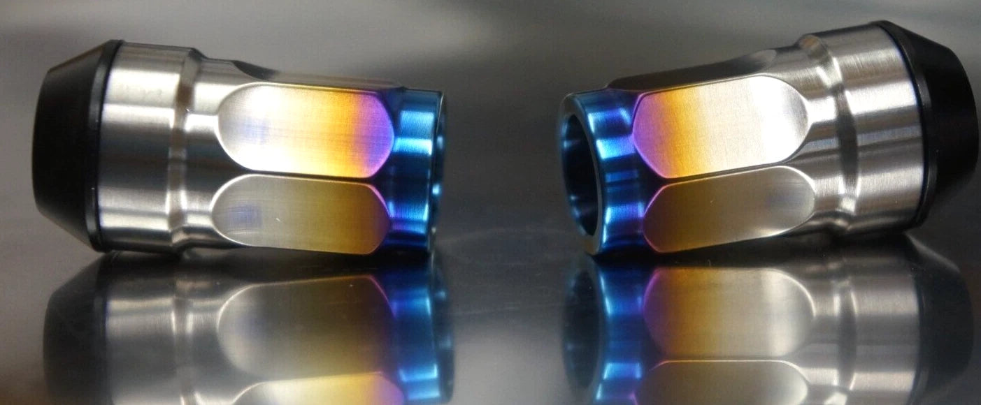20 pcs M12x1.25 Titanium Lug Wheel nut 17mm Floating Acorn Open Set