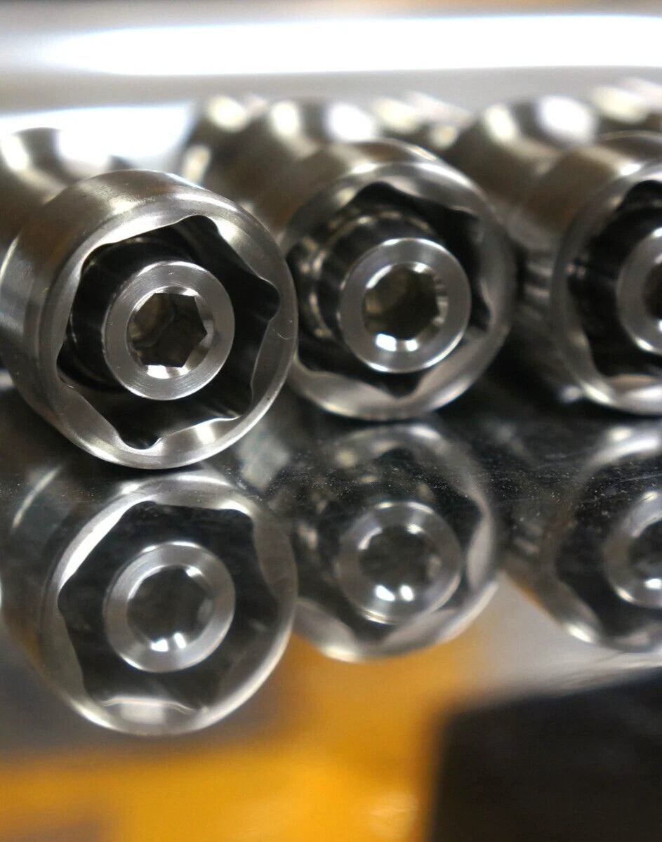 41pcs Locking M14x1.5 R13 75mm Titanium Lug stud conversion kit Audi