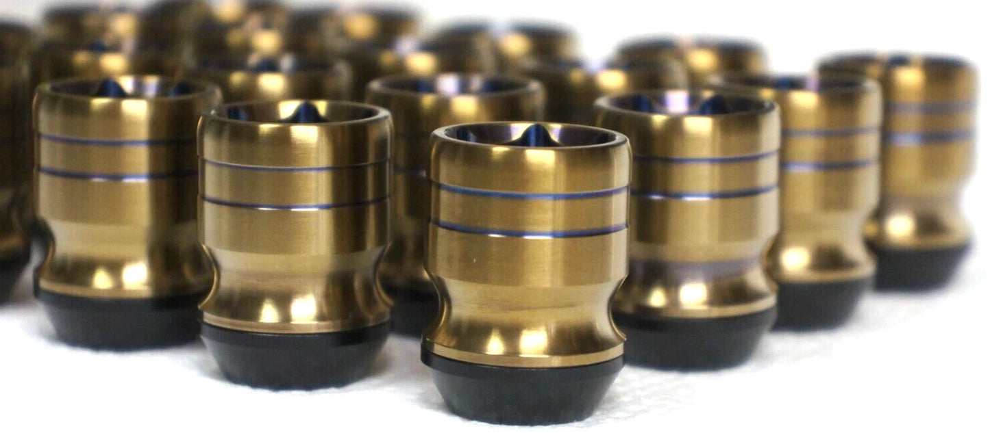 20pcs set 14x1.5 14x1.5 Titanium Lug Wheel Nut Locking Stud Conversion Kit