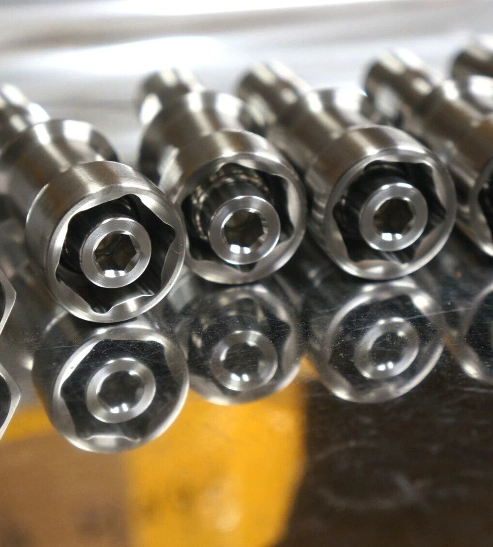41pcs Locking M14x1.5 R13 75mm Titanium Lug stud conversion kit Audi