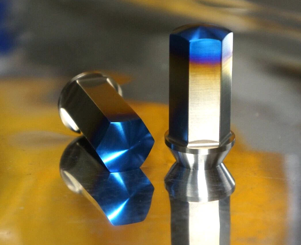 20 pcs Titanium Wheel Lug Nut 12x1.25 Acorn 60 17mm Acorn Closed End