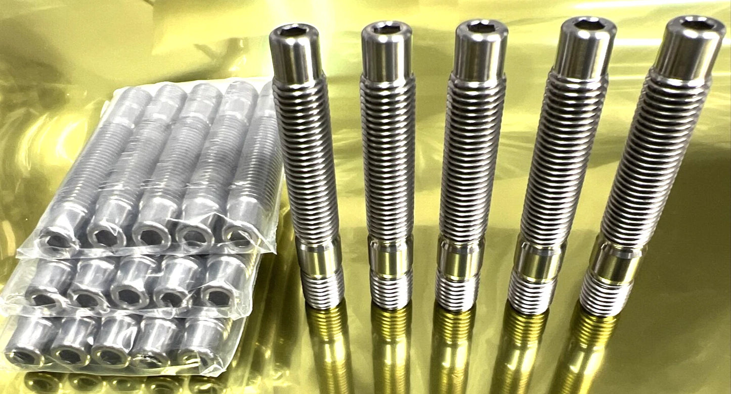 Titanium 75mm M12x1.5 Wheel Lug Stud Conversion Kit BMW 20pcs