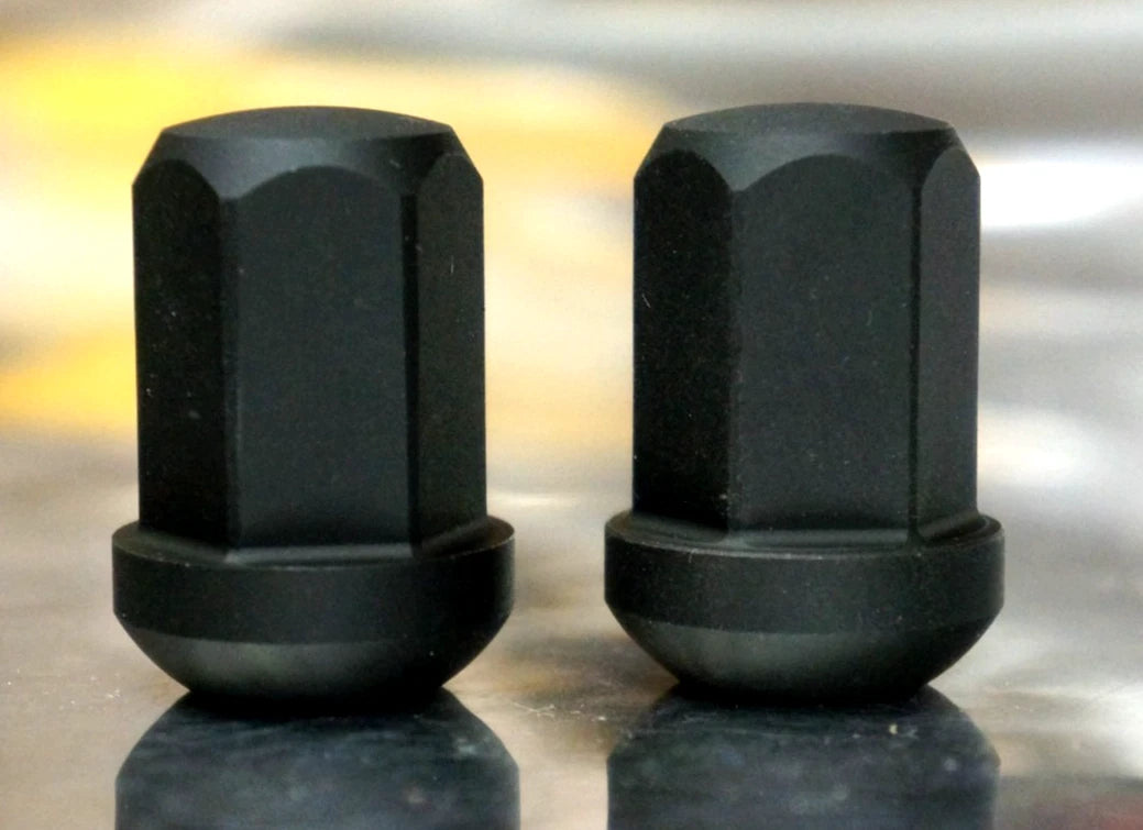 20 pcs Porsche M14x1.5 Black Alloy Wheel Lug Nut Set