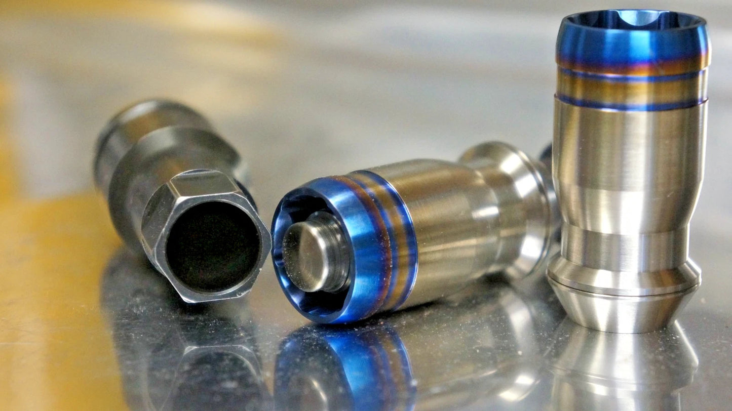 20pcs 14x1.5 Titanium Lug Wheel Nut Locking Open