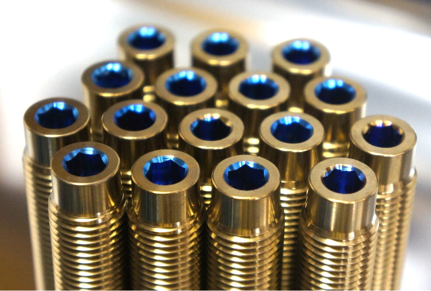 20x Titanium 75mm Wheel Stud Conversion Kit 14x1.5 Set