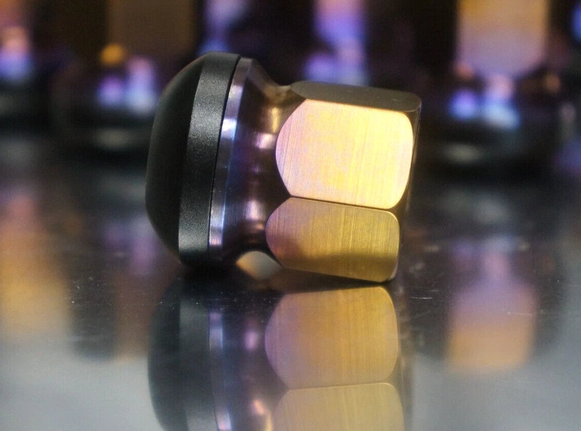 20x Titanium Lug Wheel Nut 14x1.5 Rotating Floating Open R13 Ball Set