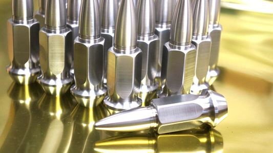 20pcs set 72mm Spike Titanium Lug Nut M12x1.5 17mm 60 Deg Acorn Open End